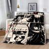R-Resident Evil Game Gamer Soft Plush Blanket Leon Ada Red Umbrella Blanket for Living Room Bedroom Bed Sofa Picnic Office Cover