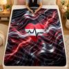 Flannel BlanketAustria Football Warm Soft Throw Blanket for Indoor Sofa Bed Living Room Use