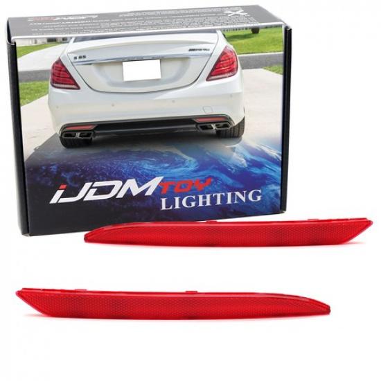 OE-Spec LH RH Red Lens Rear Bumper Reflector For Mercedes-Benz S GLE GLS Class