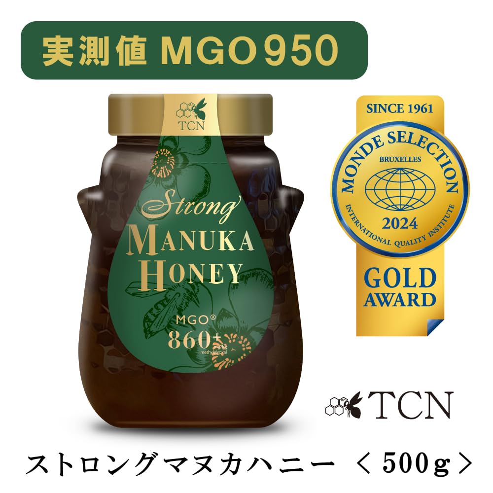 TCN Manuka Honey MGO Strong Manuka Honey 500g New Zealand Genuine Natural Honey Pure Specially Collected Strong Manuka Honey 860+