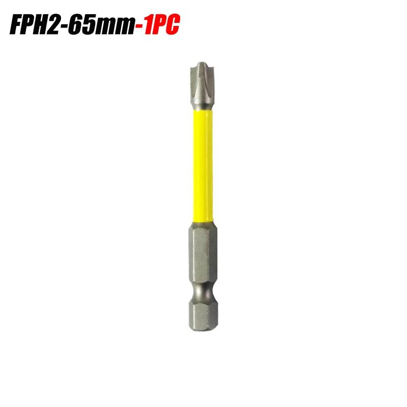 

80PCS Screwdriver Head Electrician Special Socket Switch Strong Magnetic Anti-slip Special Demolition Tool FPH2 Diameter 6.5mm