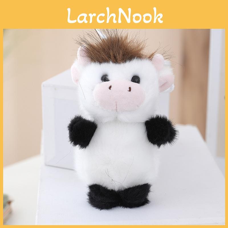 Adorable Cow Plush Toy Pendant With Polyester Fiber For Backpack Decoration