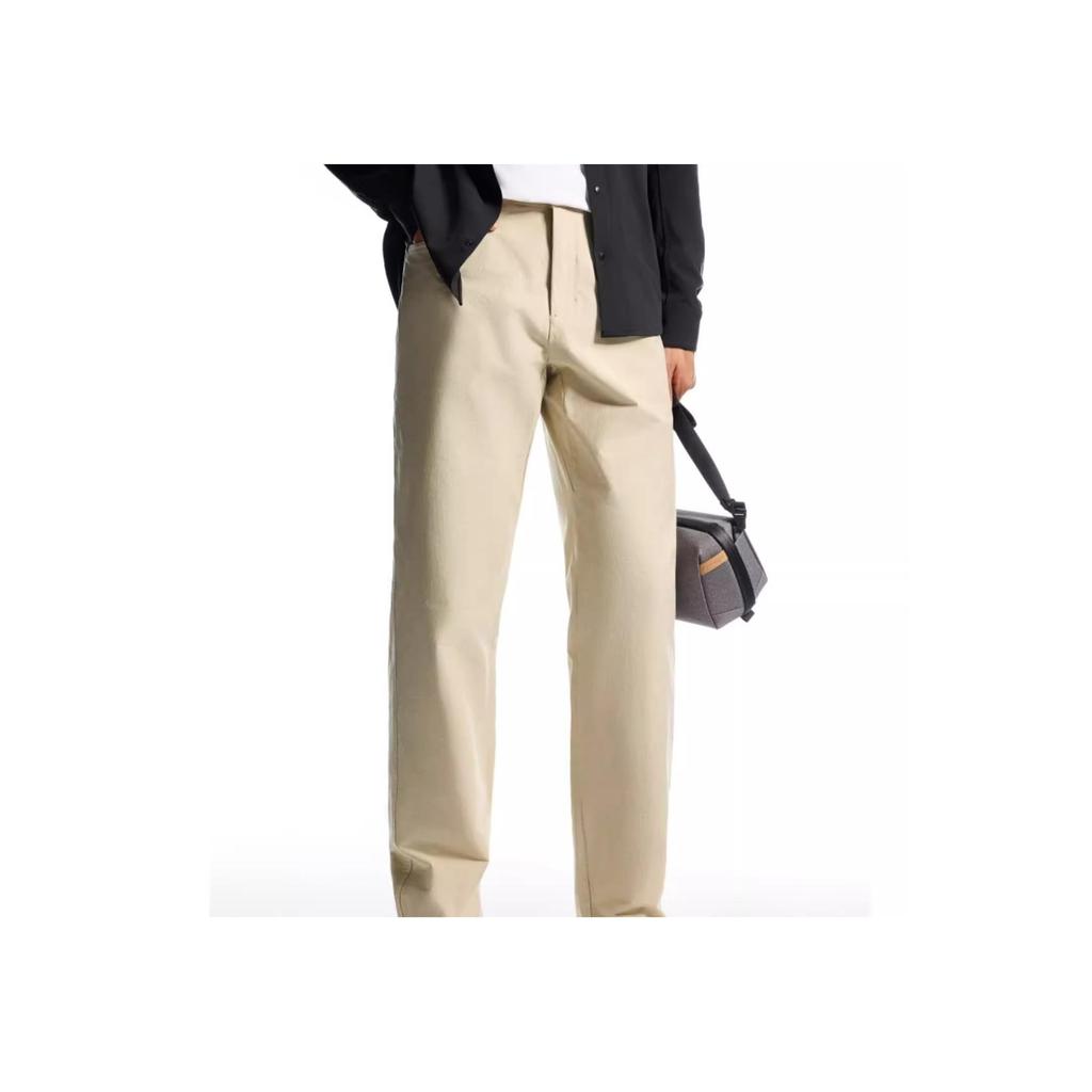 Anta Comfortable Versatile Slim Fit Sports Long Pants Men bottoms Dune-Gray 152517505-2