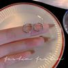 Minimalist and elegant, light luxury, high-end geometric earrings for women, popular vintage style ear accessories