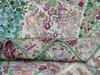 Monet's Garden Silk Wool Scarf - Double-Sided Mulberry Shawl for Autumn/Winter