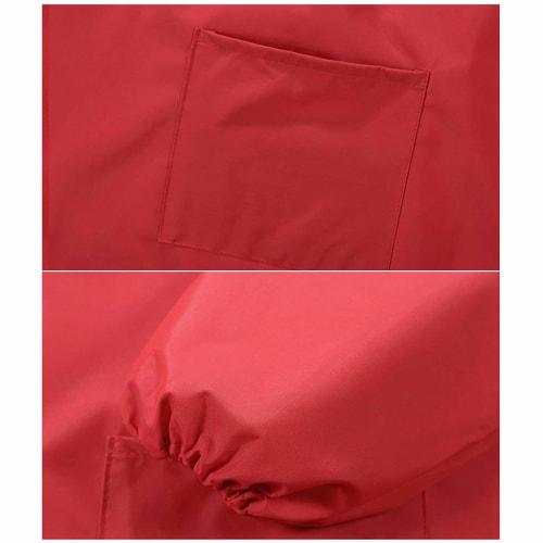 Mfay Smock Children's Plain Apron for Boys and Girls, Perfect for Lunch, Drawing, Kindergarten, and Daycare, 12 Colors Available, Navy, Size L