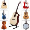 Durable A-Frame Metal Guitar Stand - Freestanding Floor Stand for Acoustic and Electric Guitars