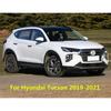 ABS Chrome Rear Bumper Fog Light Lamp Cover Trim Bezel Frame Eyebrow Accessories Decorative For Hyundai