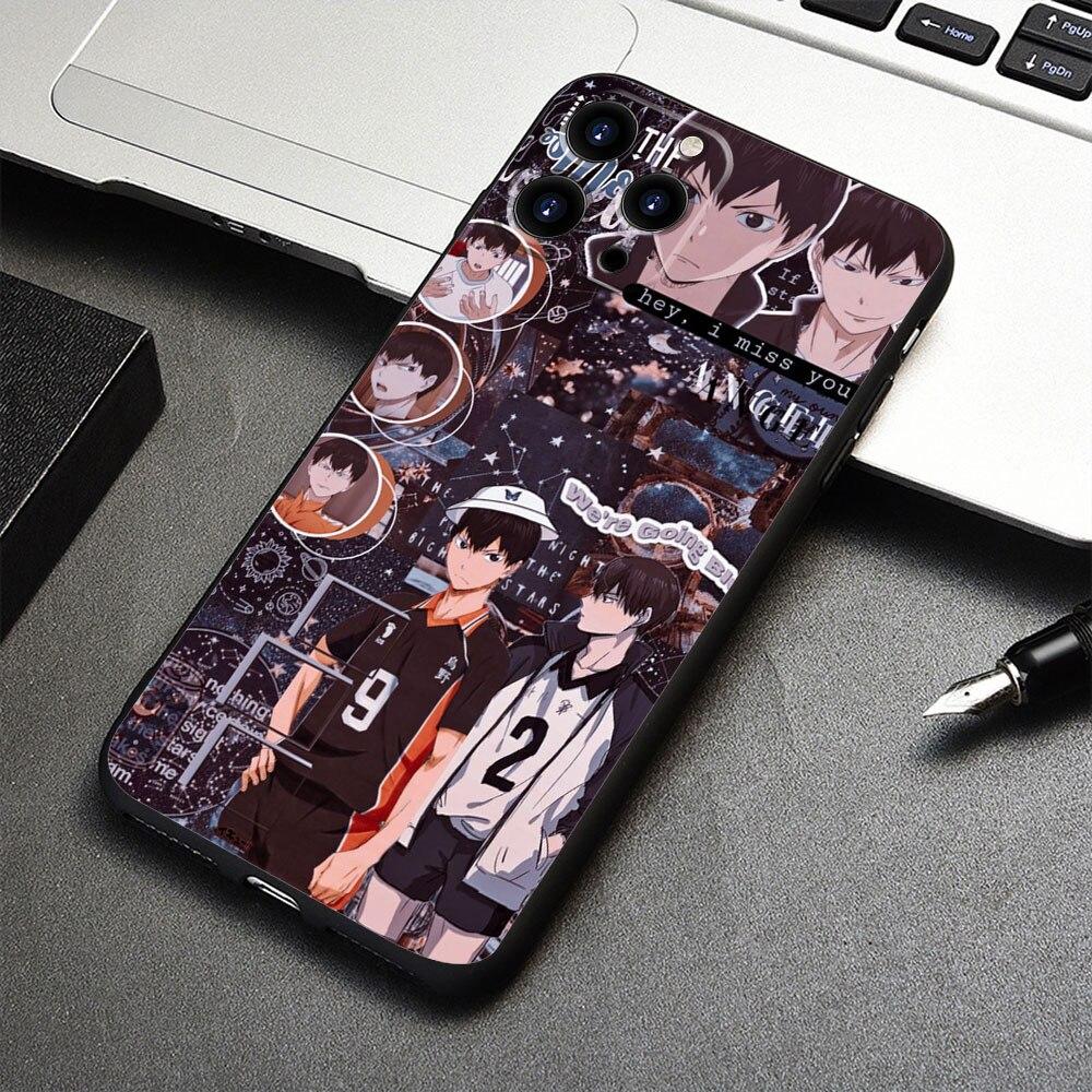 Husa pentru Apple iPhone XR 12 XS 14 7 8 Plus 11 X 13 Pro Max SE 6S Mini 5S SE2 6 5 Husa de telefon Haikyuu Volleyball Anime