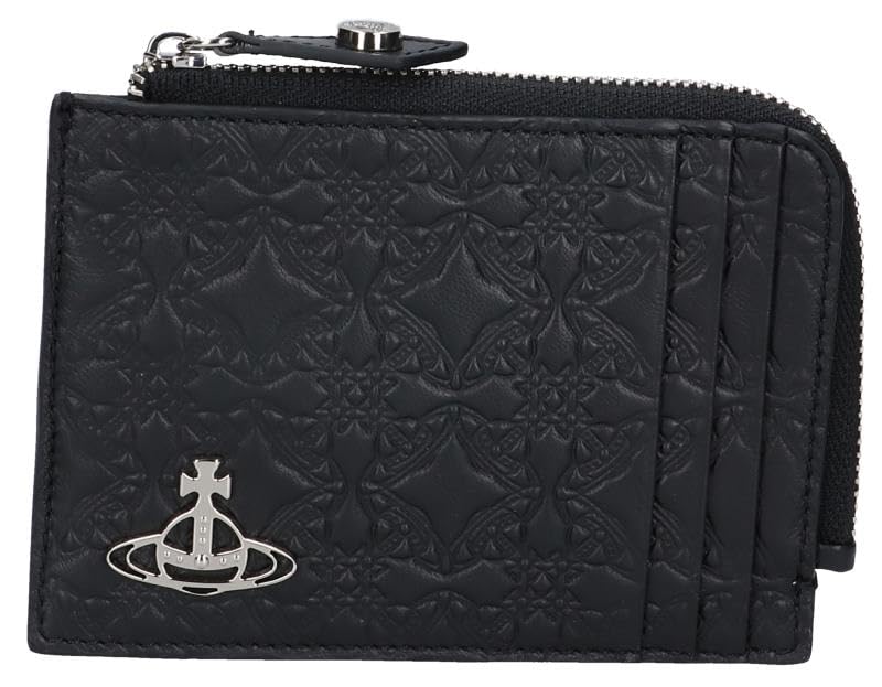 

Vivienne Westwood Travel Card Embossed Nappa Black Sleeve, [Used]