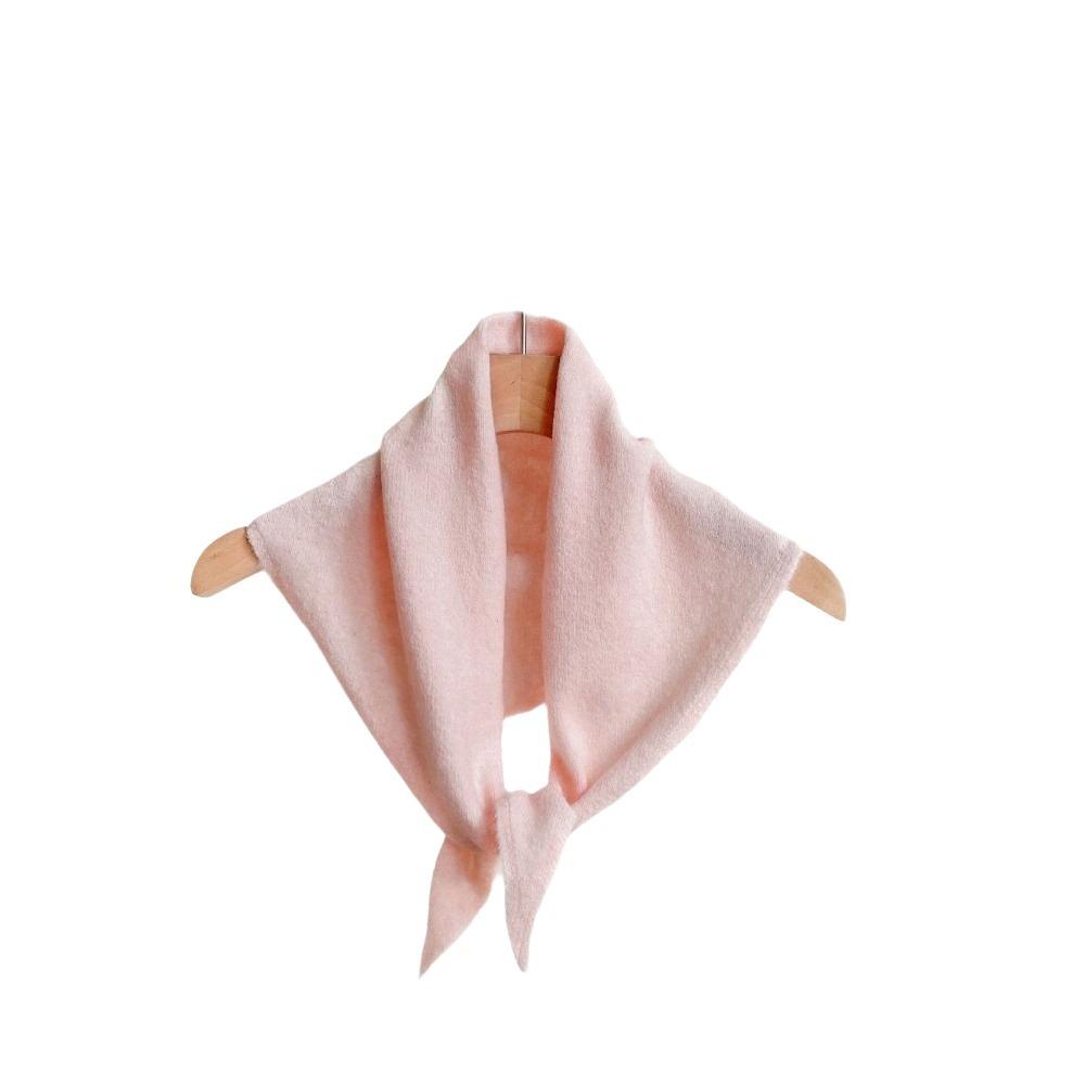 Striped Cross Scarves Wool Cross Neckerchief Sweet False Collar Women