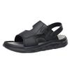 2025 new outer wear driving dual-purpose men's sandals latex pad soft-soled beach shoes sandals men
