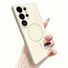 case for Samsung S26 S25 S24 S23 S22 ultra Matte skin magnetic suction protective case full coverage Wireless Charging plain