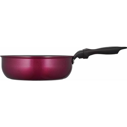 Thermos Durable Series Stir-Fry Pot 24cm Red IH Compatible KFF-024D R