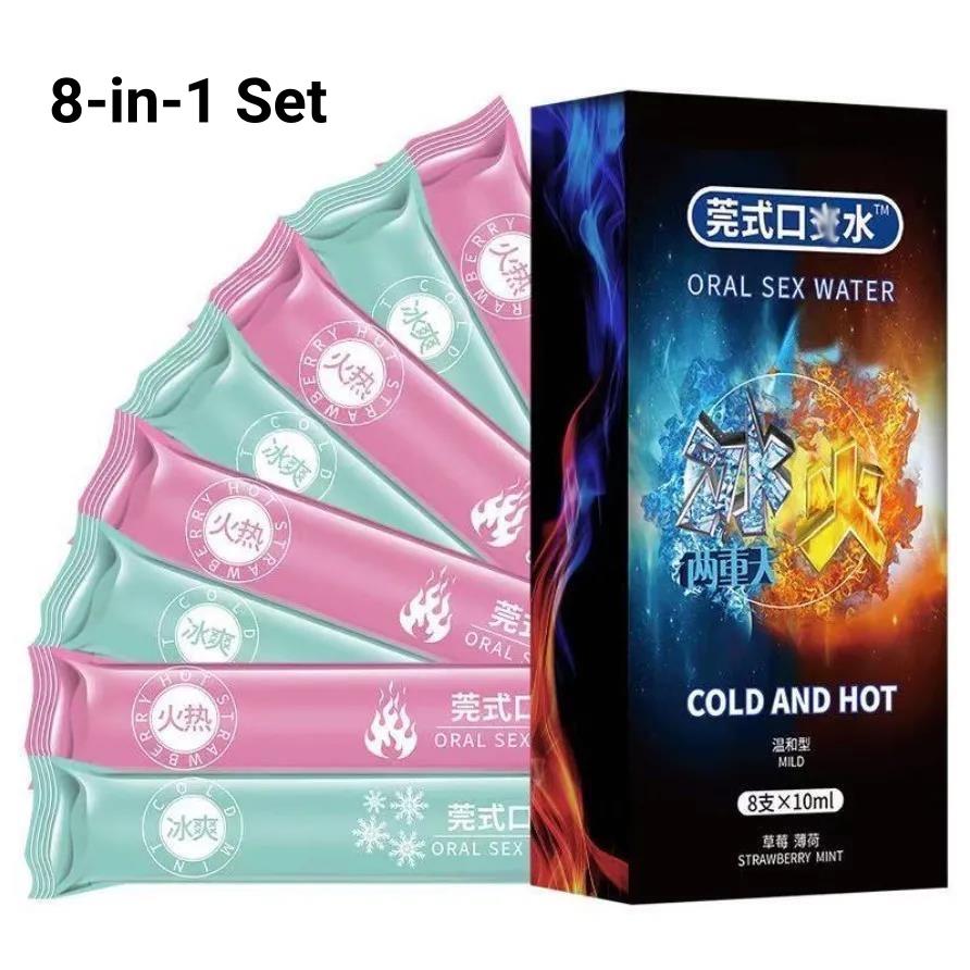 Water Blowjob Private Parts for Women Men Cool Heat Flirt Liquid Private Parts for Couples Liquid Coolant