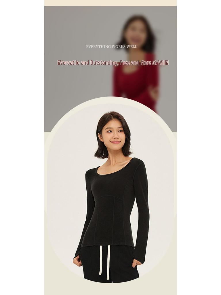 Women's Cashmere Hyaluronic Base Layer: Skin-Beautifying, Warm, Slimming, Autumn/Winter Underwear