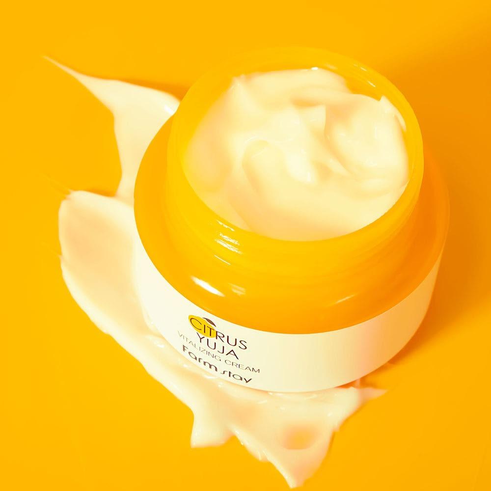 Farmstay Citrus Yuja Vitalizing Cream Brightening & Moisturizing