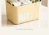 Cream-Style Storage Box for Daily Sundries, Home Socks, Dorm Room Desk Organization