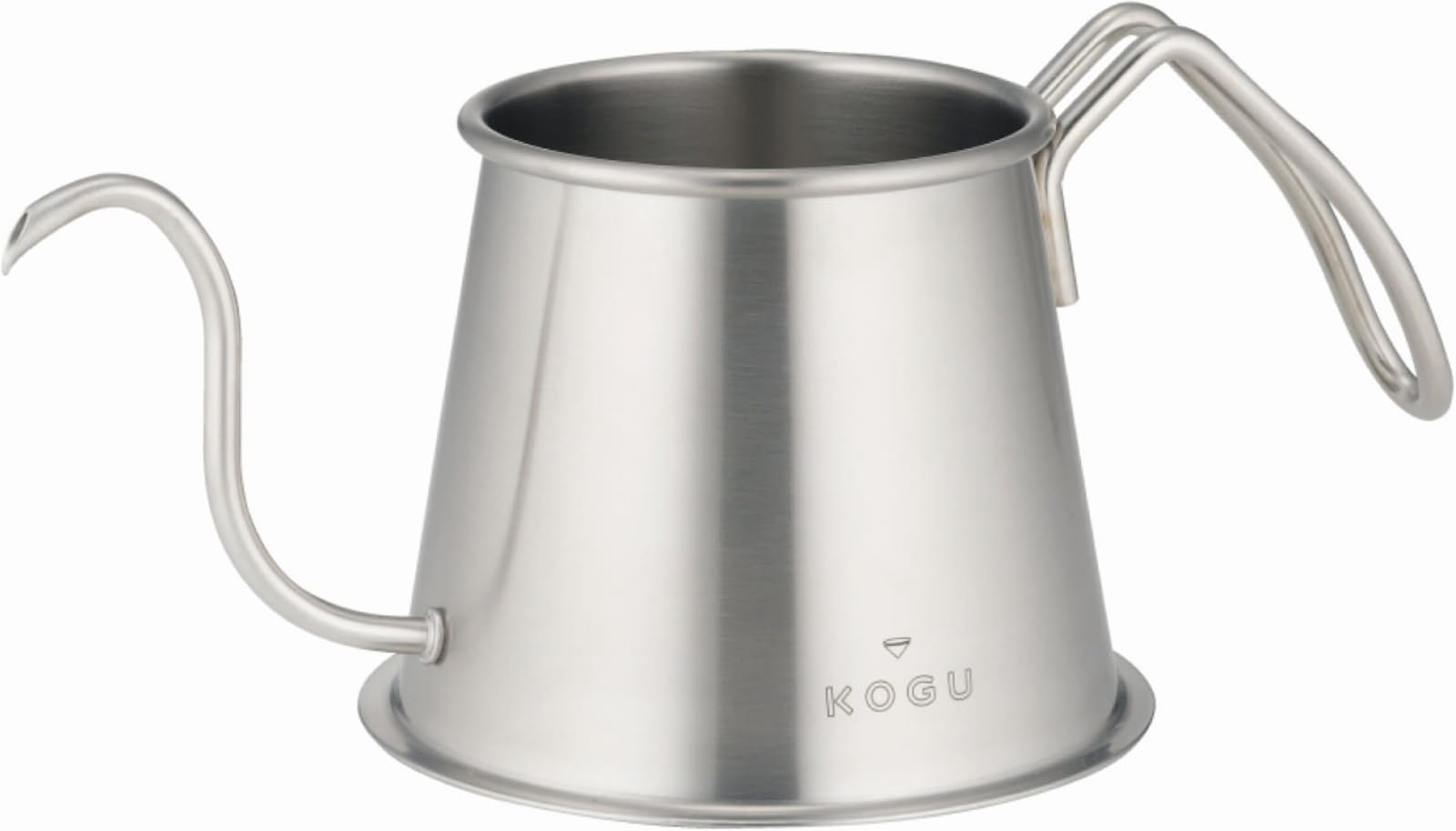 

Кофейник KOGU Shimomura Planning Чайник для капельного заваривания Два Дрип-пот Про [Сделано в Японии] Нержавеющая сталь Узкий носик Подходит для открытого огня и индукционной плиты Лейка