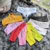 European & American Women’s Hipster Print Mid-Waist Lace Milk Silk Fashion