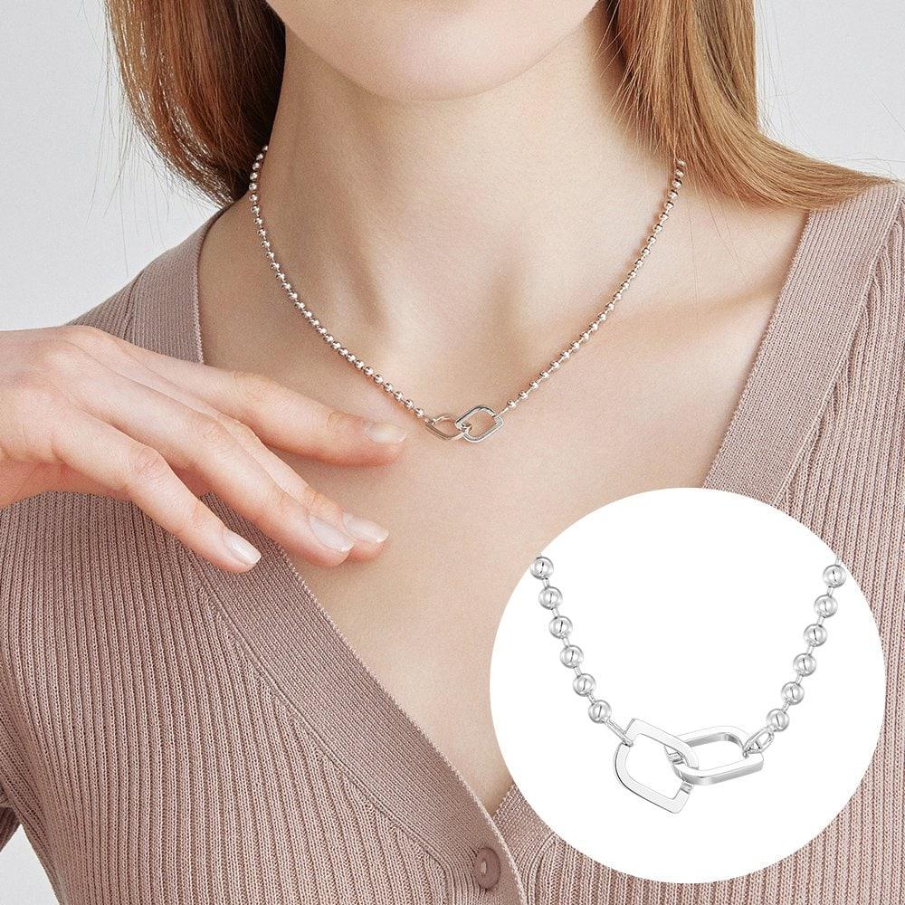 The J Ball Chain Necklace (Jjsjn04Bs405Sw420)