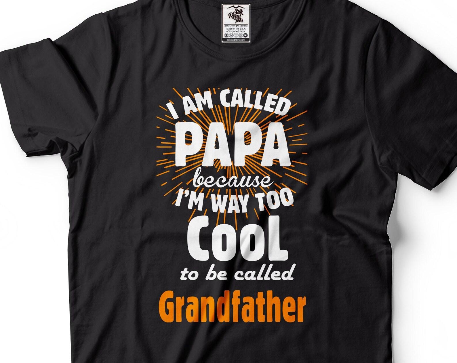Mens Papa Shirt Grandfather Shirt Funny Grandpa T-Shirt Fathers Day Gift Tee Papa Gifts Gift For Men Father s Day Papa Shirt Gift For Him 2XL