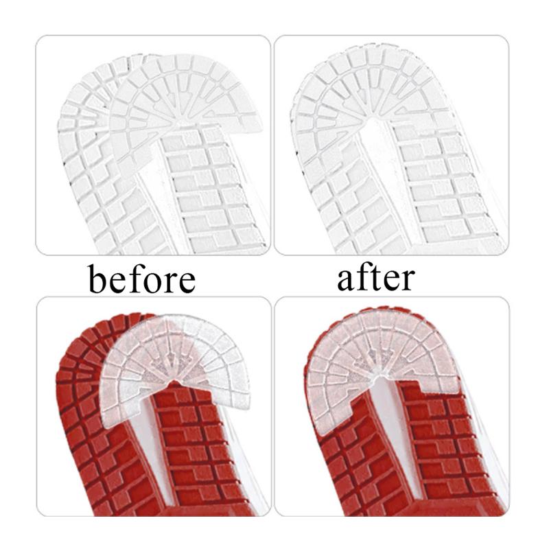 Wear-Resistant Outsole Shoe Protector Rubber Soles Stickers Anti-Slip Heel Pads Rubber Shoe Pads Sneakers Half Sole Repair