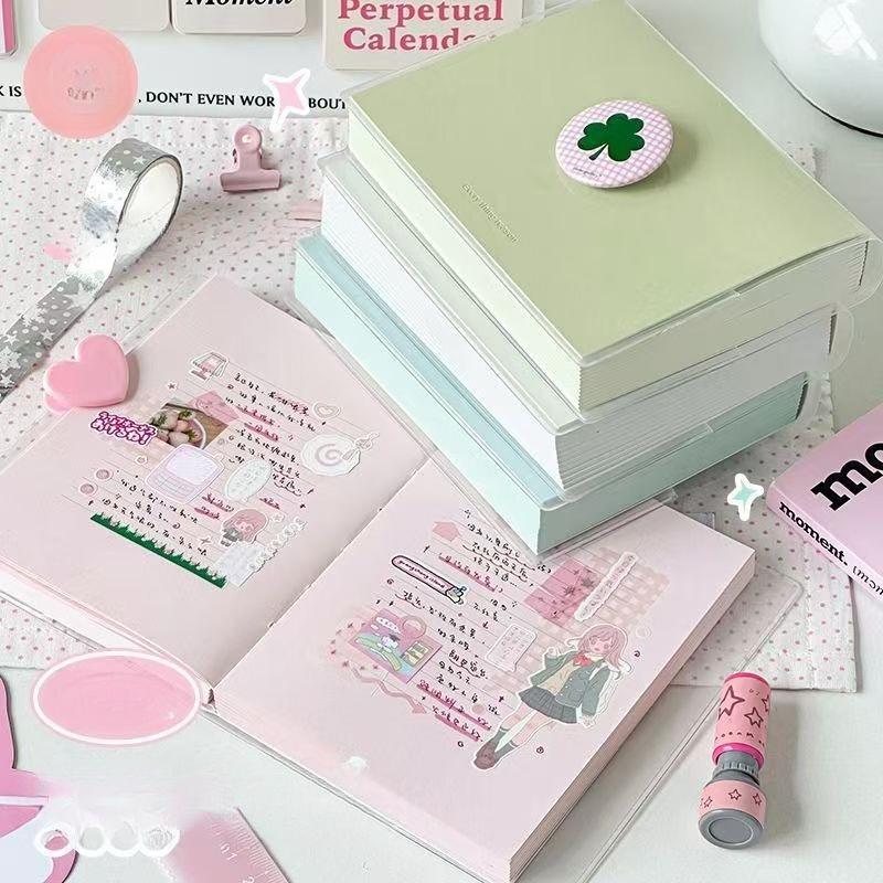 Ins-style Colorful Brick Notebook  Thickened Student Notebook  High Appearance Level Hand-held Notebook for Girls