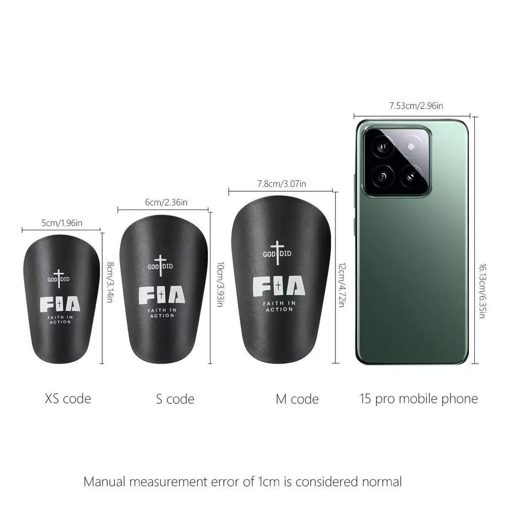 One Pair of Ultra-Lightweight Football Shin Guards - Durable and Comfortable Suitable for All Sports Designed for Soccer Bask 1