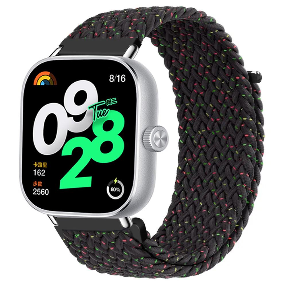 Braided solo Loop Band for Xiaomi Redmi Watch 4 Strap Adjustable Sportband Nylon Replacement correa bracelet Miband 8 pro band