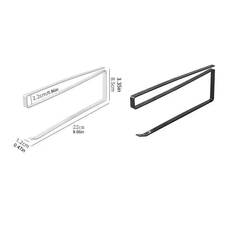 Suport role de hârtie Suport pentru prosoape Suport de depozitare pentru folie alimentară Suport de depozitare fără perforare pentru baie Raft suspendat Accesorii pentru șervețele de bucătărie