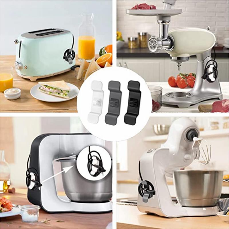 2Pcs Kitchen Storage Cord Wrapper Cable Cord Wire Organizer Cable Holder Clip Winder for Charging Data