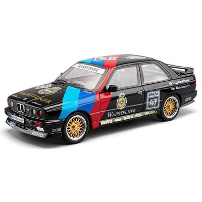 1/24 BMW M3 Racing Latte Art Series Supercar Alloy Diecast Model Car Sound Light Dust Cover Base Gift Boyfriend Children Toy Car