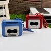 Personalized Retro Tape Recorder Keychain Mini Recording Music Box Pendant Keyring Backpack Ornament