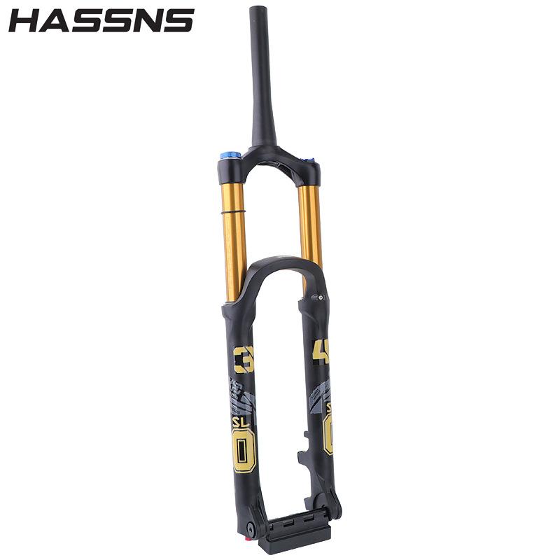 Mountain Bike Air Pressure Front Fork 34 36MM Tube 160/180 Large Stroke God Fork Barrel Shaft BOOST Air Fork