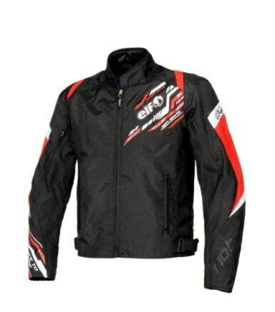 Flagship Adesso Men s Motorcycle Riding Jacket EJ-A117 Red - Protective Biker Jacket with Armor Padding for Motorbike Riders L