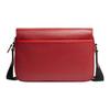 New COACH Track Cow Leather Shoulder Bag Crossbody Bag Large Size Men's Red & Khaki CE873-QBV1U