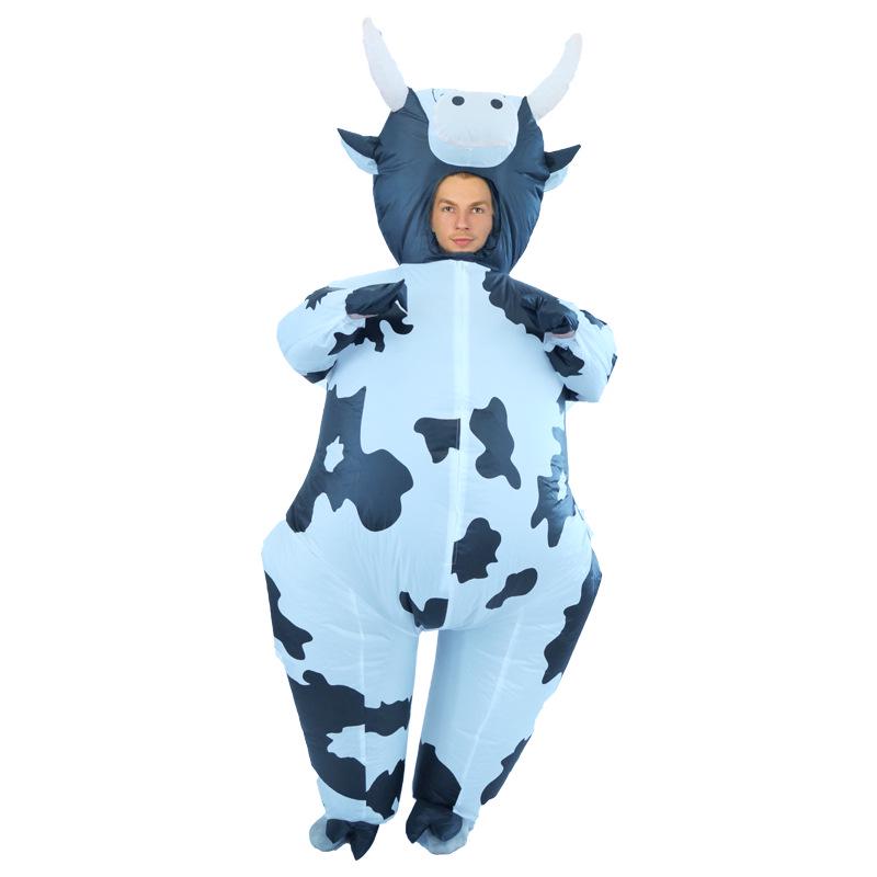 Cycling Pug Inflatable Halloween Costume - Hot-Selling Party Mascot & Prank Outfit