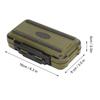 Fishing Box Lever Type Side Lock Sliding Design Movable Inserts Storage Accessories for Fisherman