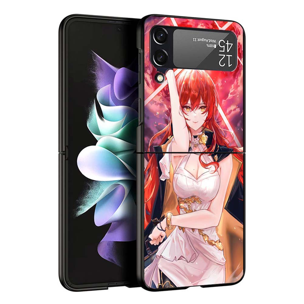 Honkai Star Rail Himeko Phone Case For Samsung Galaxy Z Flip7 Flip6 5G Flip5 Flip4 Flip3 ZFlip 7 6 3 4 5 Shockproof Back Cover G