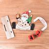 Creative Christmas Countdown Calendar Cartoon Wooden Christmas Calendar  New Year