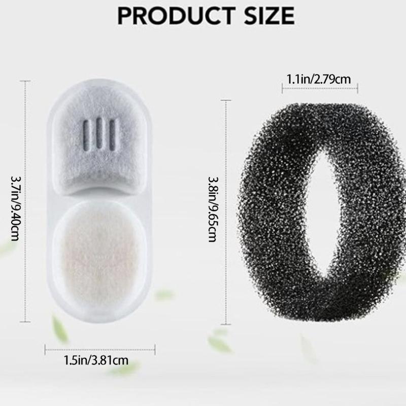 Lot de 12 filtres de rechange pour distributeur d'eau pour animaux de compagnie 108 3,2 L Doté d'une filtration à triple couche pour une eau propre et saine
