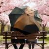 1pc German Top Singer Ayliva Umbrella Portable Folding Umbrella Iron Frame Hole Bone Structure Outdoor Home Umbrella