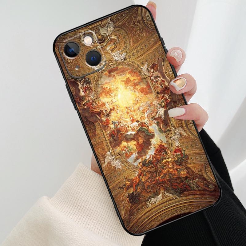 Renaissance Art Painting Phone Case For iPhone 17 Pro Max 15 14 13 11 12 16 Pro Max mini 15 16 Plus 16e 17 Air Cover