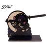 Indoor Countertop Tissue Stand Halloween Paper Towel Holder, Wooden Skeleton/Ghost/Cat/Pumpkin/Witch Stand, Holder Gothic Roll Storage Organizer