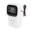 Digital Temperature Controller Outlet Socket Heating Cooling Thermostat With Timer Switches for Refrigerator Aquaculture
