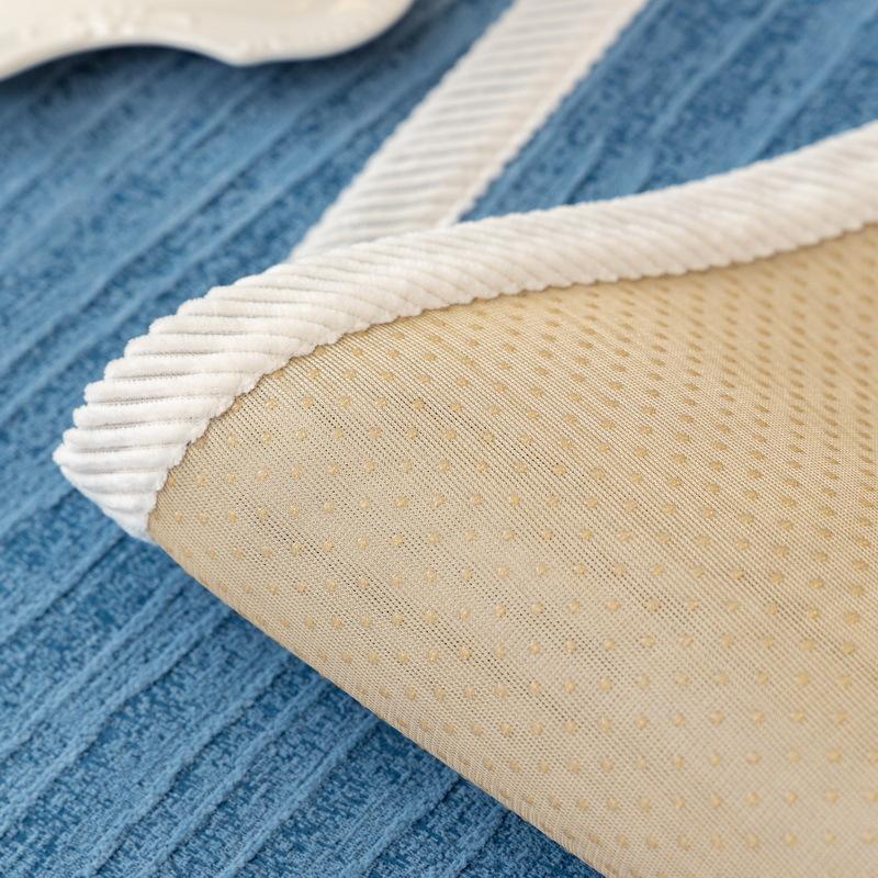 Chenille Cream Style Sofa Cushion, Universal for All Seasons, New High-end Non-slip Cushion Leather Cover and Cover Cloth