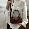 Bag Women's New Fashion Retro Simple Versatile Messenger Bag Niche Retro Handbag Shoulder Bag