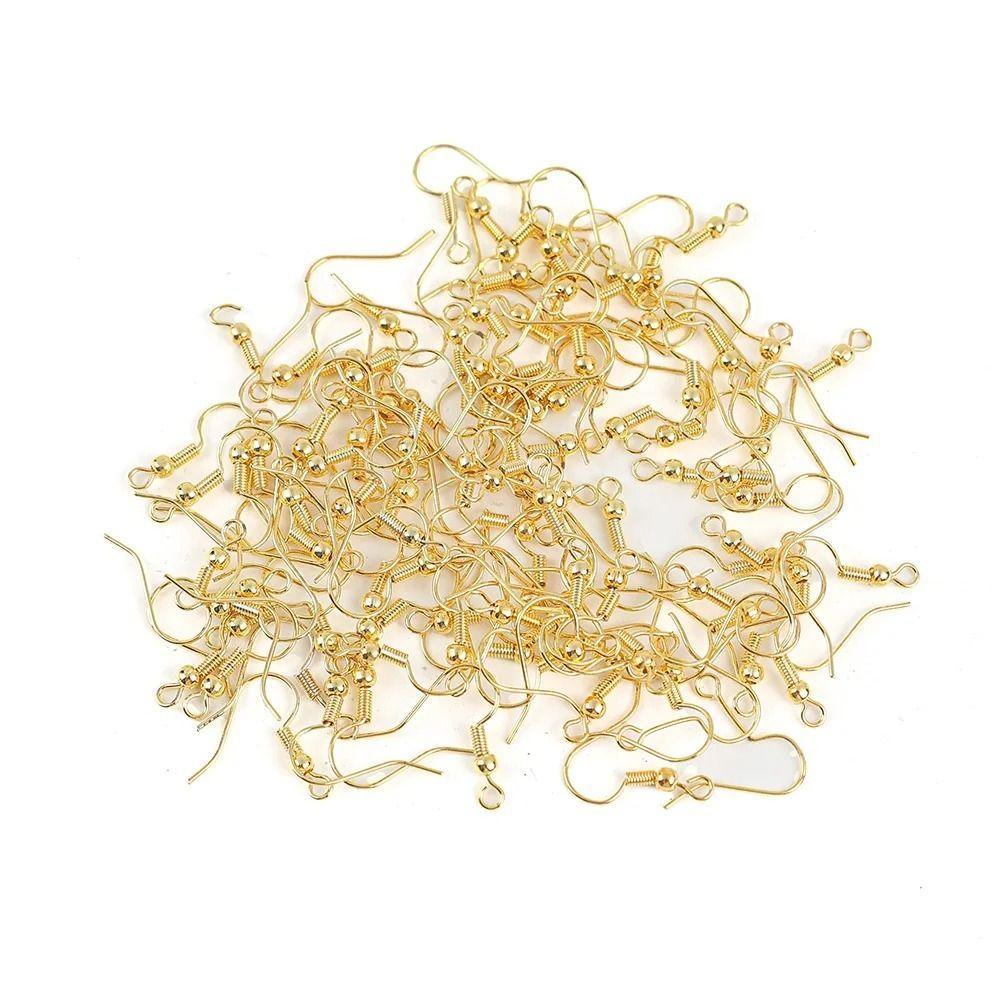 100Pcs Iron Earring Hooks Hypoallergenic Earwire Jewelry Parts Creative DIY Earring Accessories  DIY