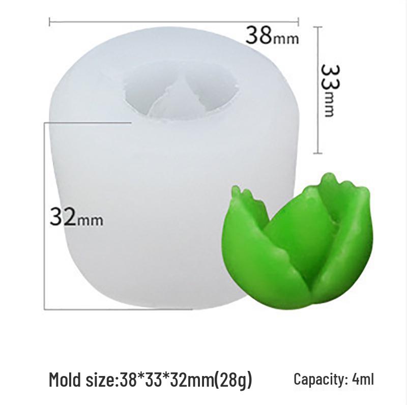Vítězná Sukulentní Série: DIY silikonové formy na epoxidové kaktusy a svíčky v květináčích